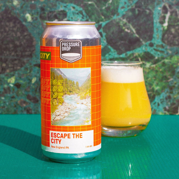 New England IPA. 7,4% ABV., 440ml.  Strata- the 'it' hop of the moment. It's like a really dank passionfruity armpit- in a good way. Pair it with citra for a so-wrong-it's-right grapefruit.