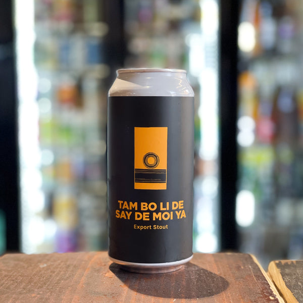 Pomona Island - Tam Bo Li De Say De Moi Ya, Export Stout, 7.4% ABV, 440ml.  Well, my friends, the time has come. To drink Export Stouts and have some fun. 